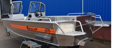 Лодка алюминиевая Wellboat-47МDC