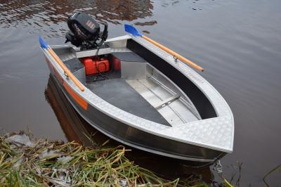 Лодка алюминиевая Wellboat-37 easy